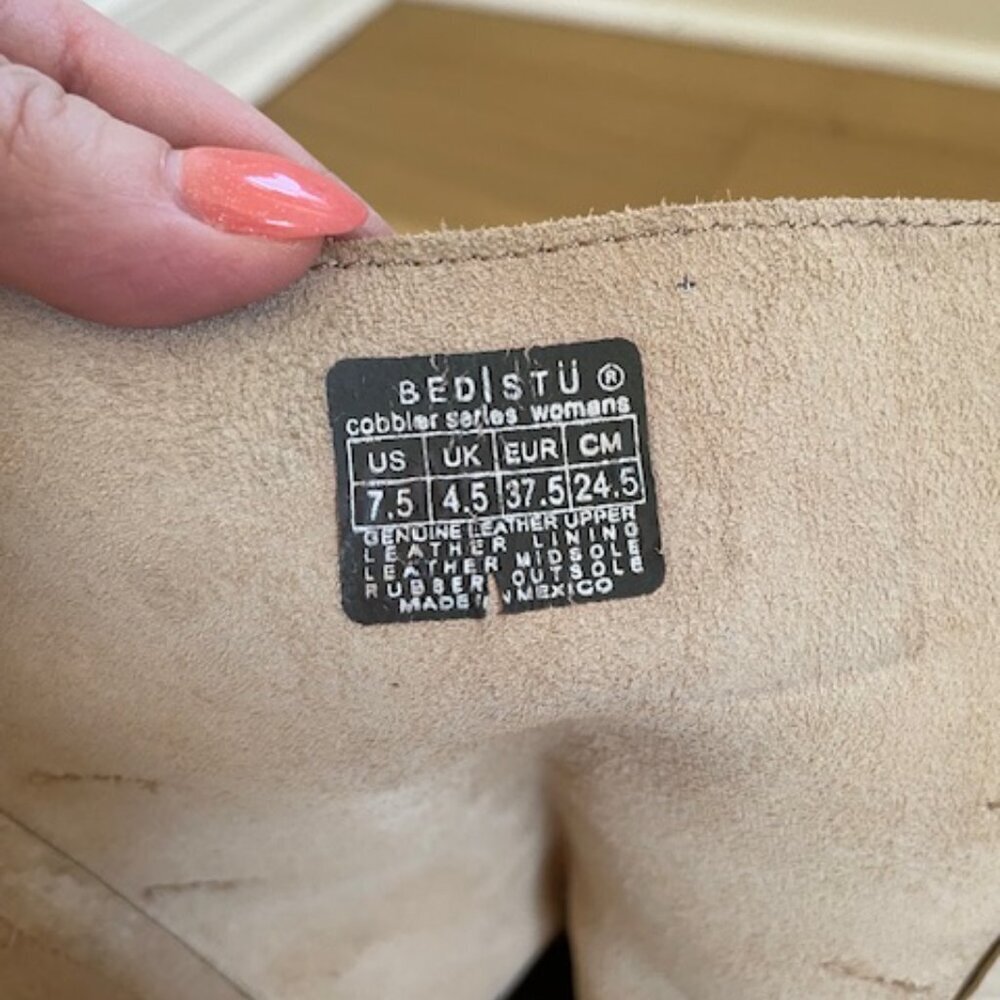 Bedstu Cobbler Series Womens Tan Boots Size 7.5 - Picture 4 of 9